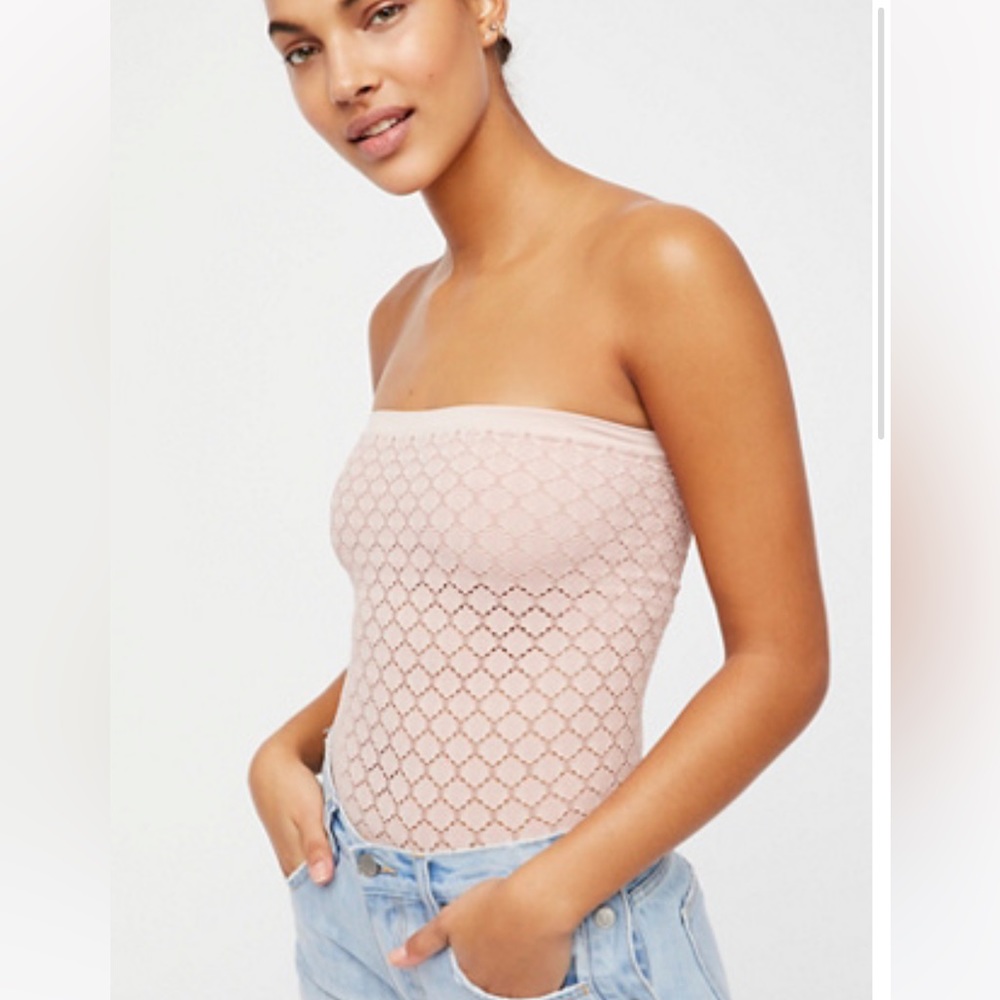Free people honey textured tube size M/L